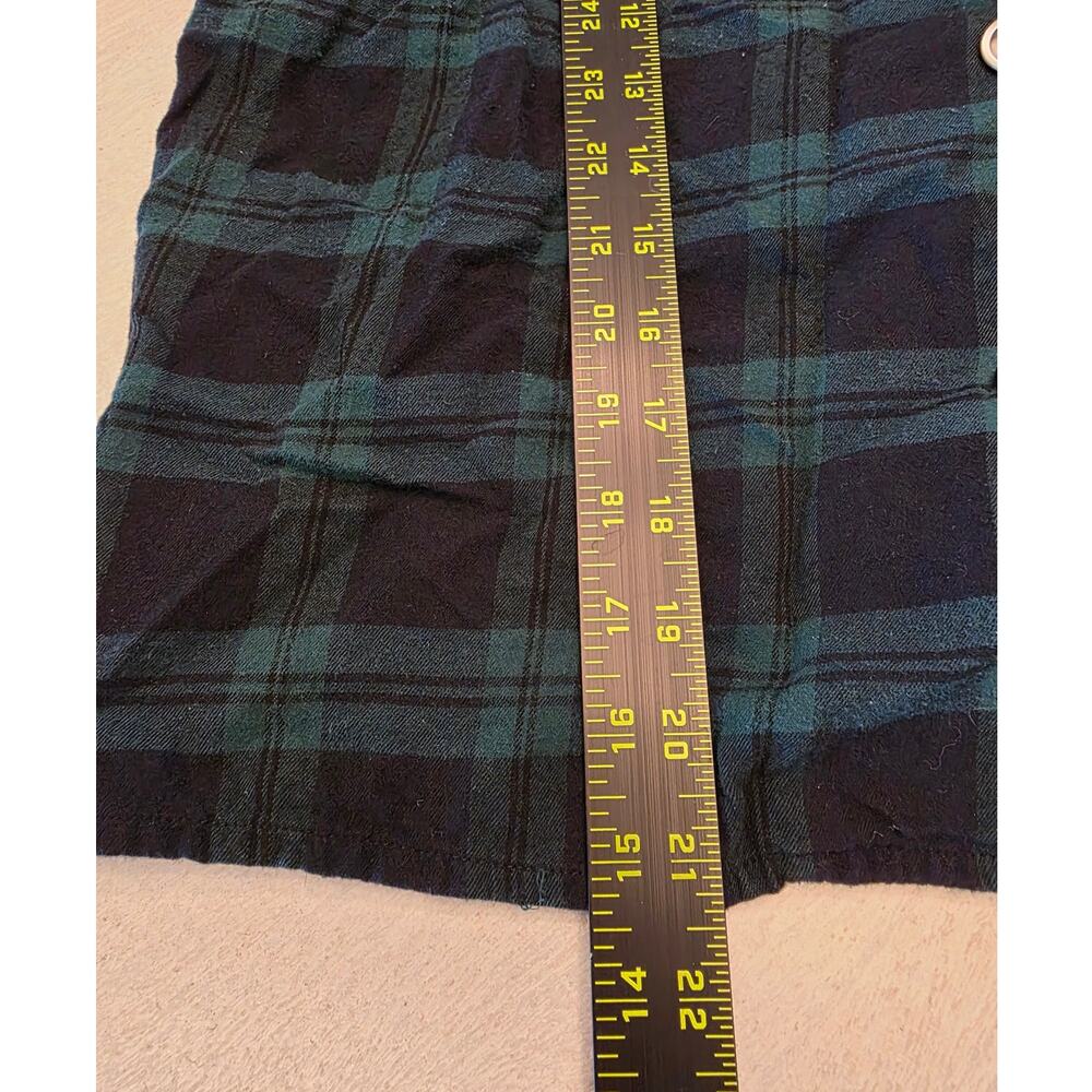 Madewell Women's Green Plaid Flannel Pajamas SZ Small - Picture 5 of 8